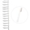 Crystal Lane DIY Glass Garden 9x25mm Long Leaf Bead Strand, 19pcs